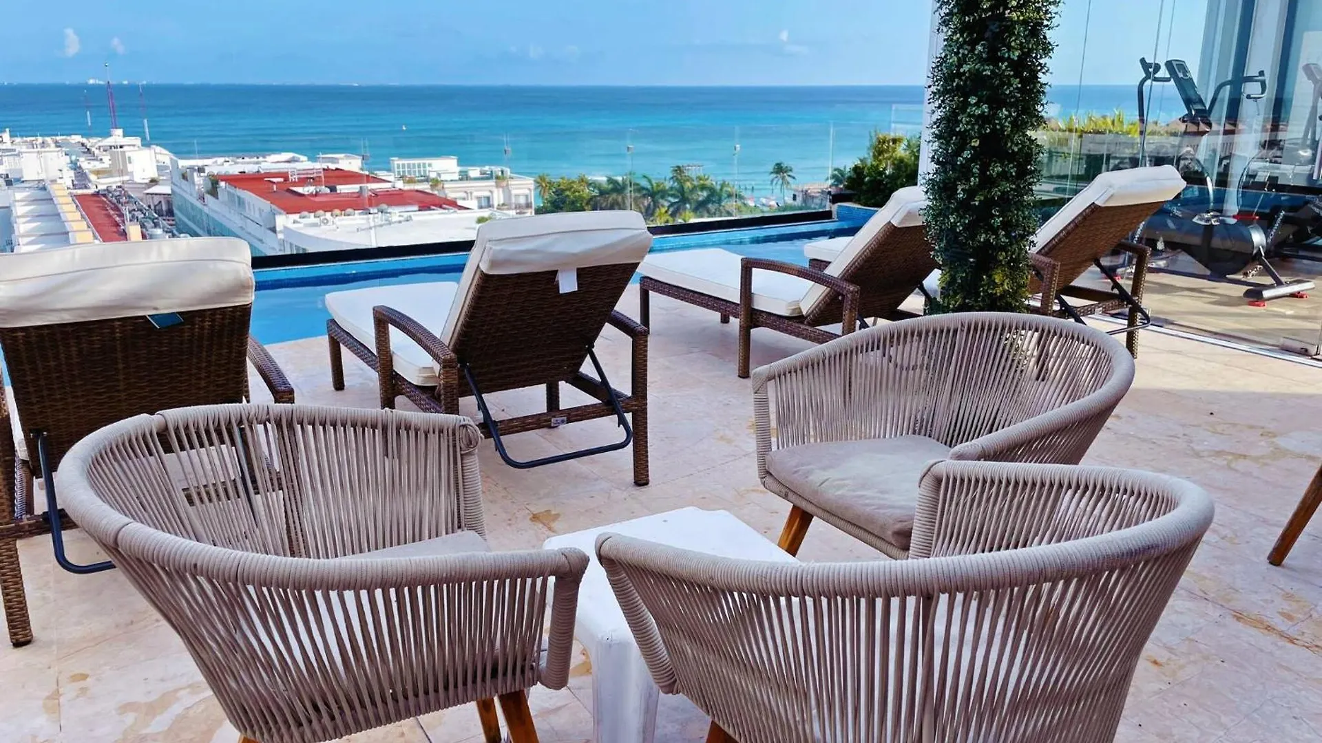 Daire Ocean View Studio En 4Th Piso, Enseguida De 5Ta Ave Playa del Carmen Meksika